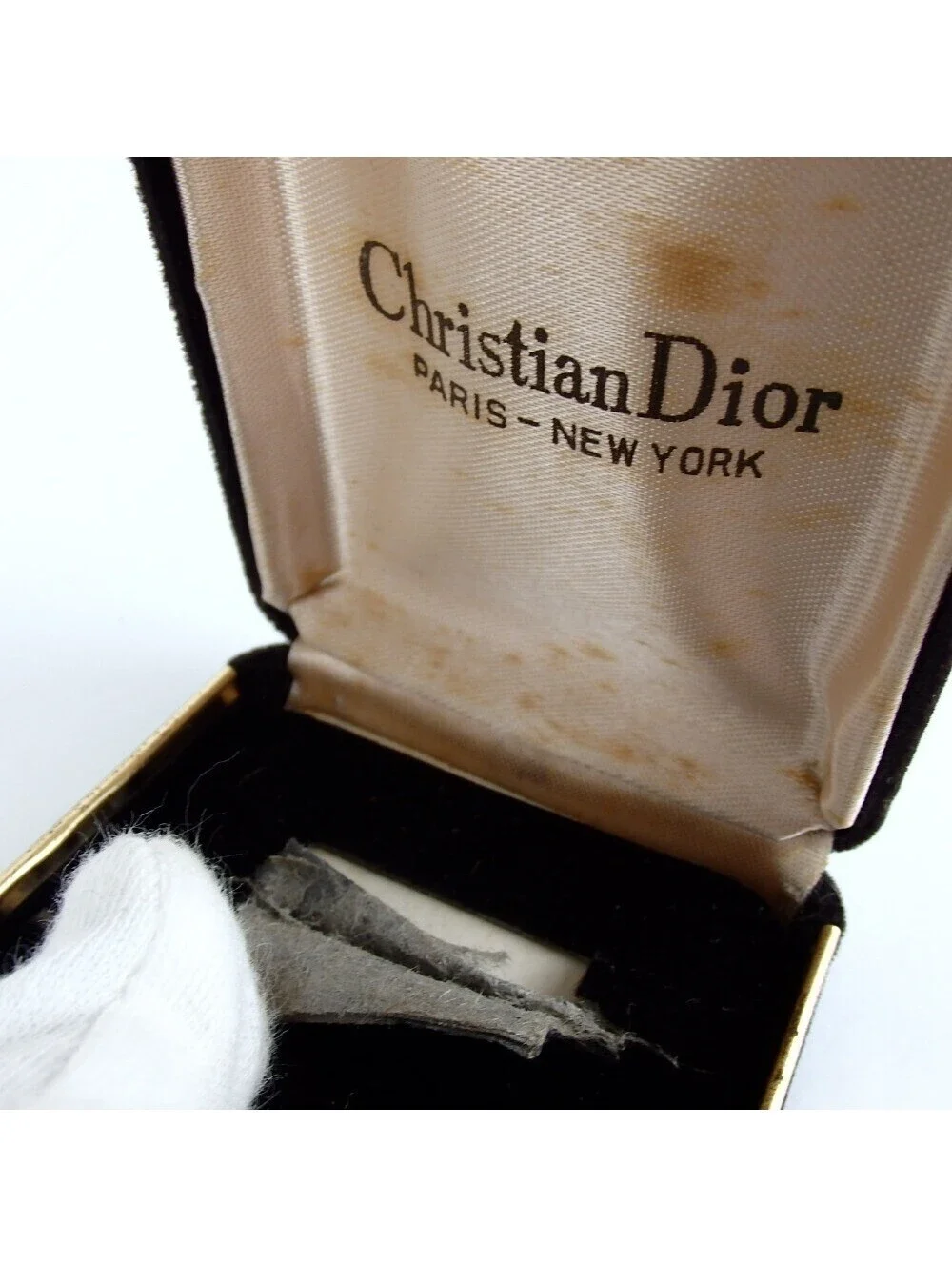 Authentic ChristianDior Money Clip metal[Used]